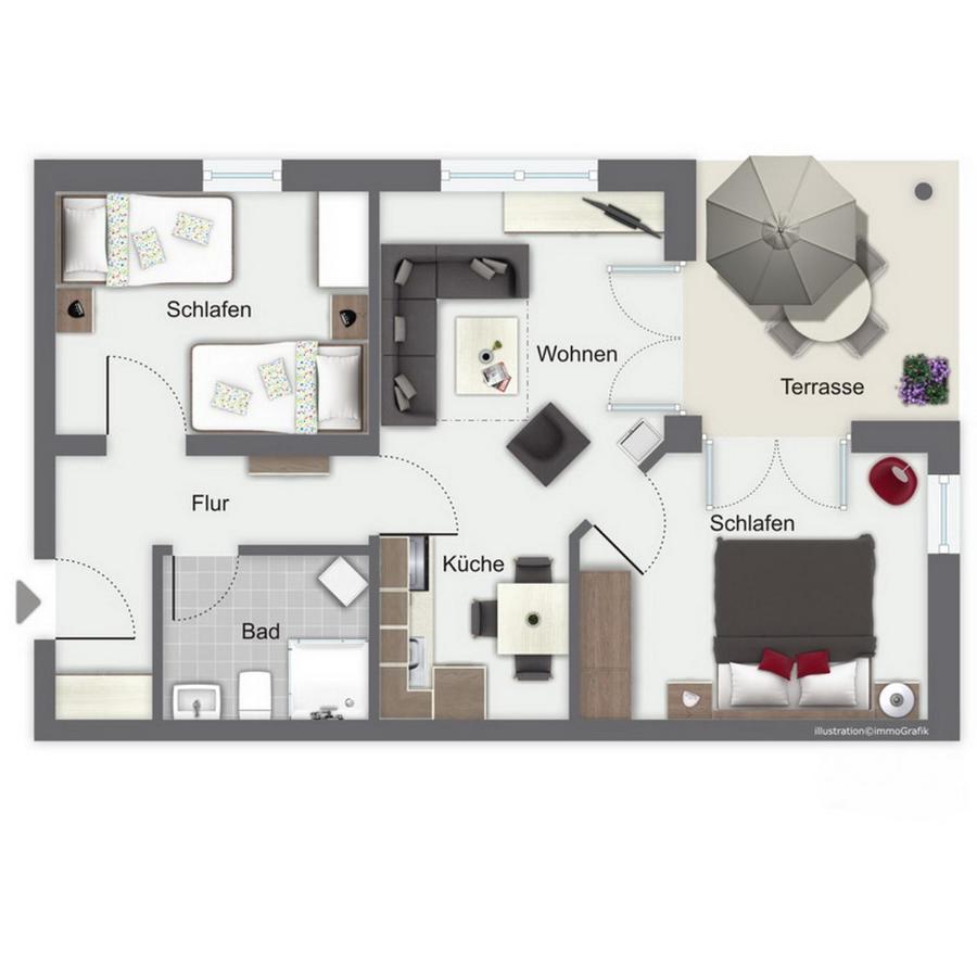 Duenenblick Wohnung 38 볼텐하겐 외부 사진